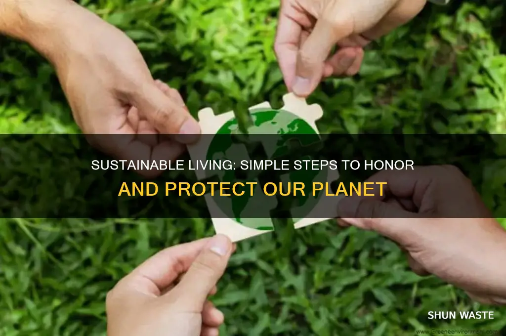 how can we respect the environment