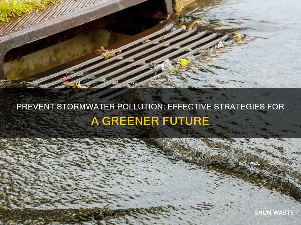 how can we stop storm drain pollution