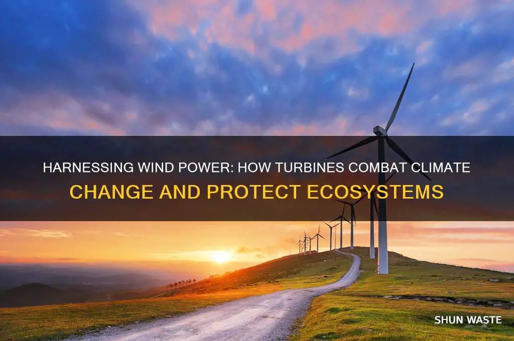 how can wind turbines help the environment