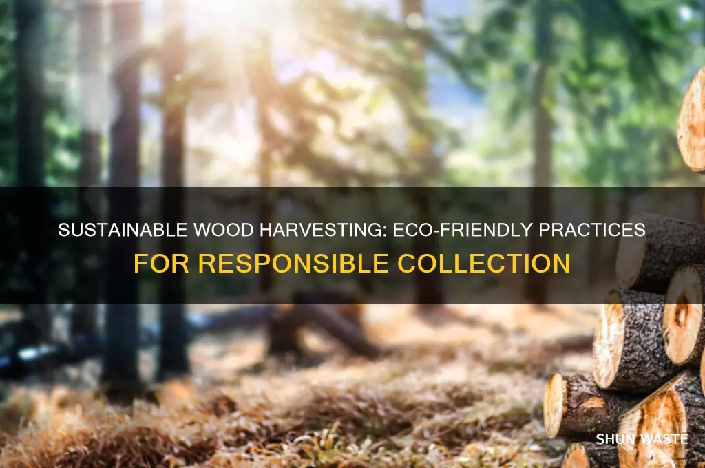 how can wood be collected without harming the environment