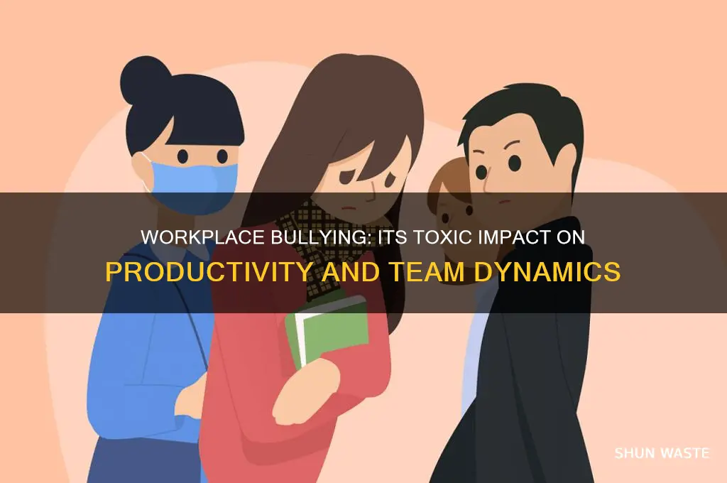 how can workplace bullying impact the work environment