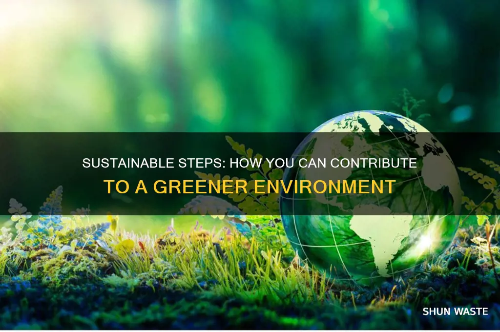 how can you contribute to the environment