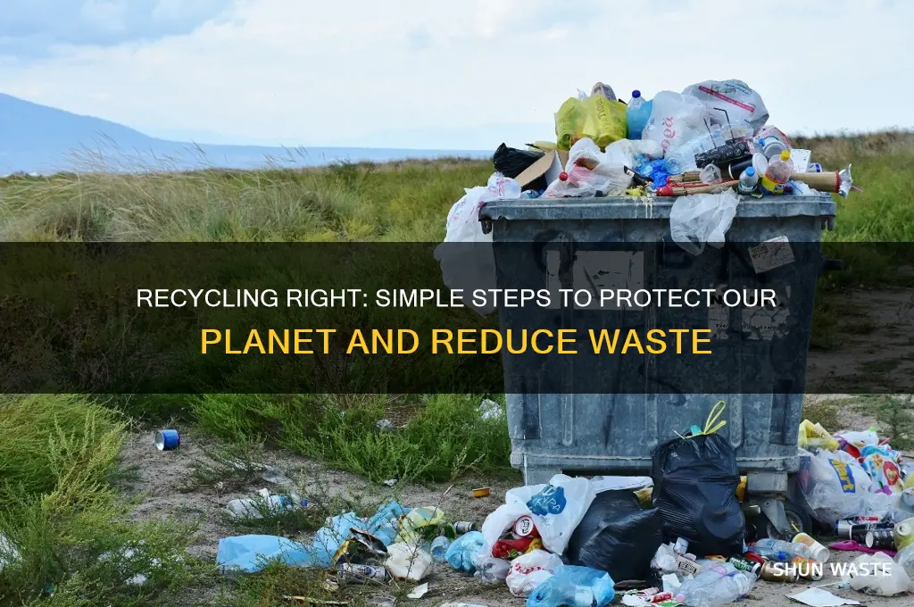 how can you help the environment by recycling