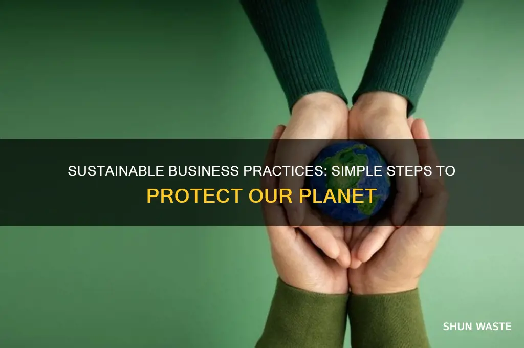 how can you help the environment in a business