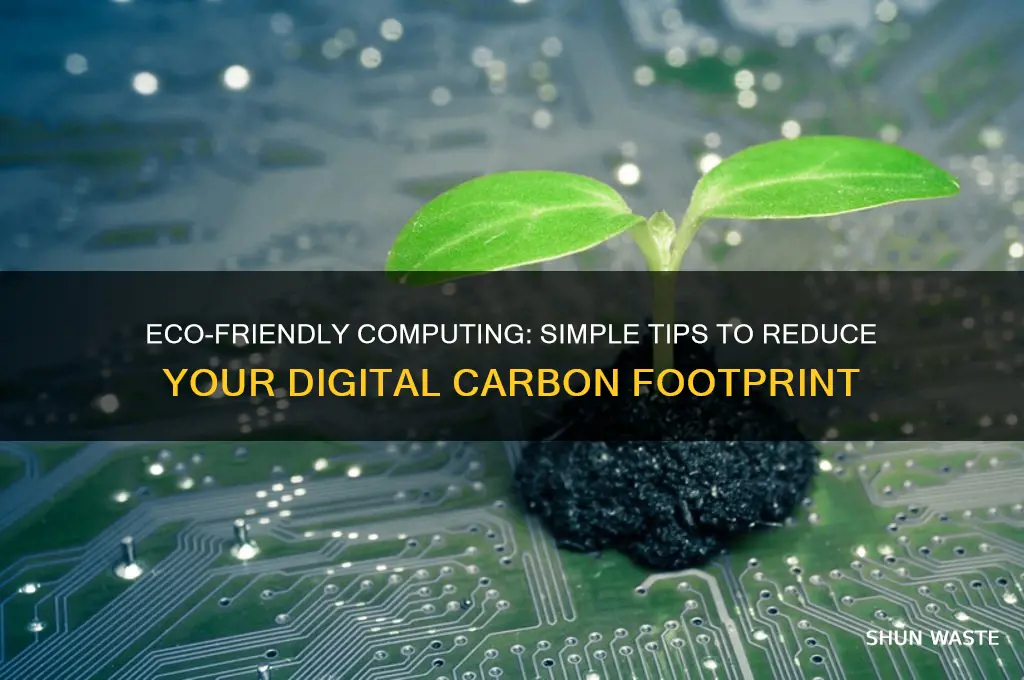 how can you help the environment when using computer