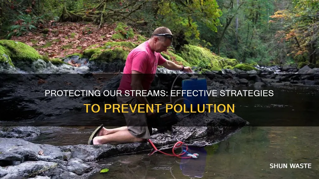 how can you prevent stream pollution