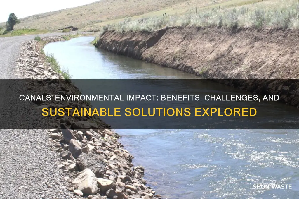 how canals impact the environment