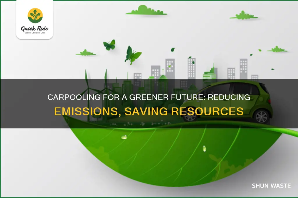 how carpooling can help the environment