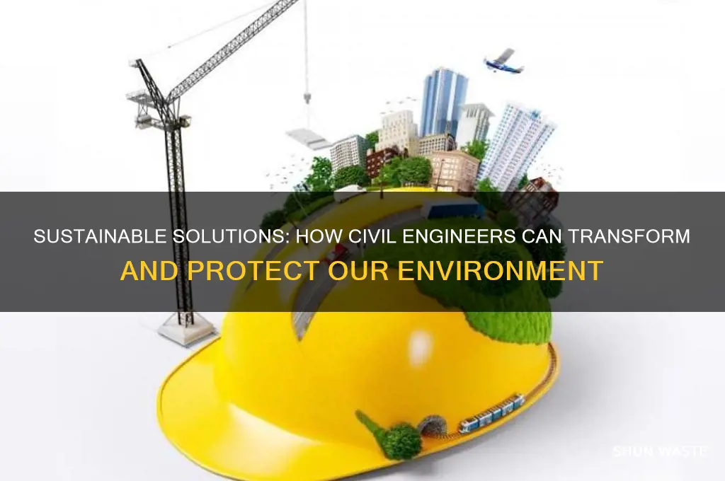 how civil engineers can improve environment