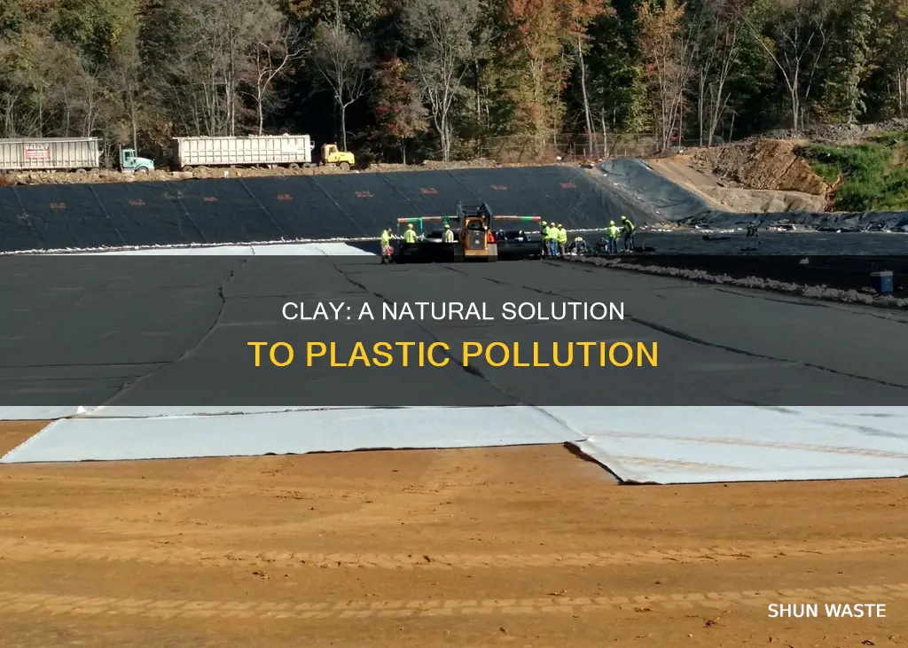 how clay in landfills stop plastic pollution