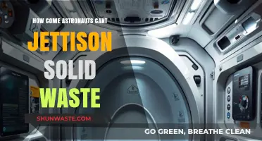 Why Astronauts Can't Jettison Solid Waste in Space