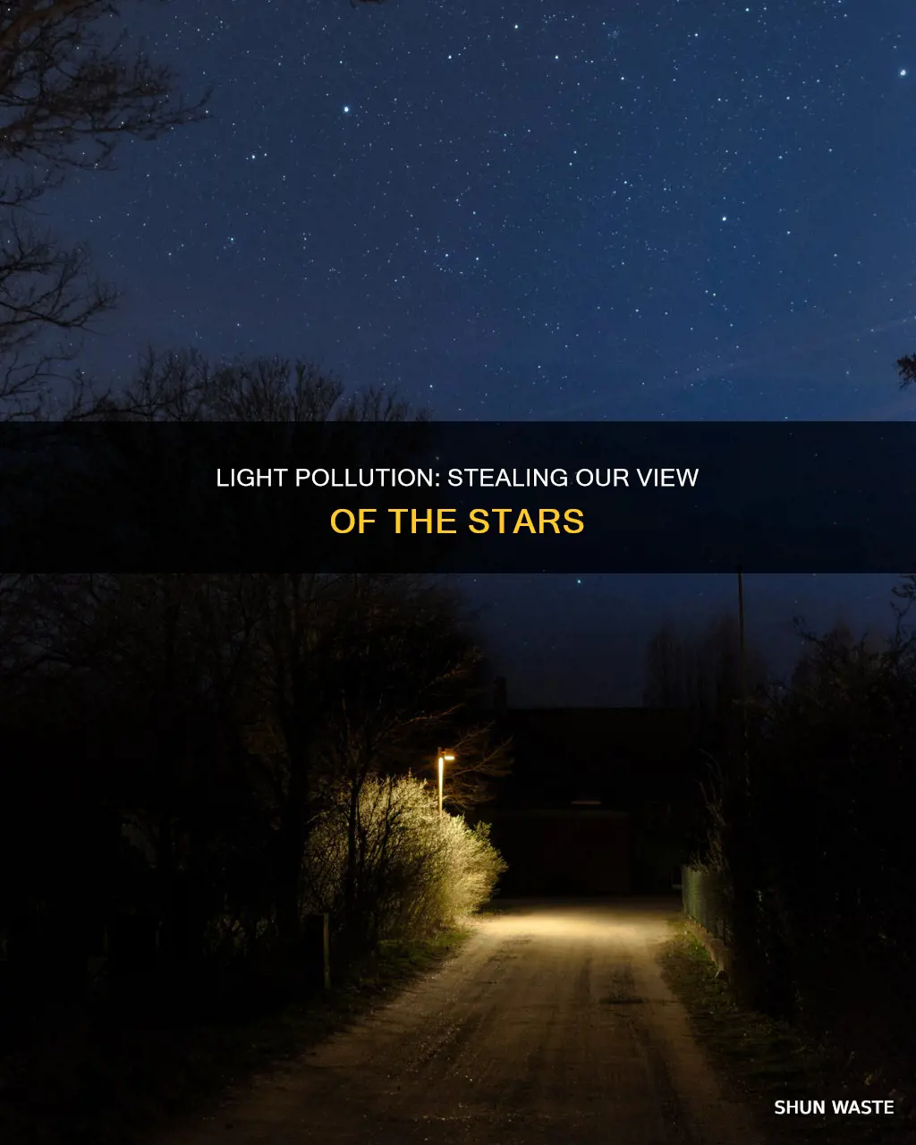 how come we cant see stars with pollution