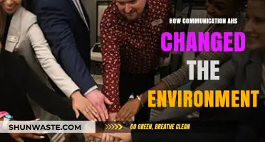Transforming Landscapes: The Environmental Impact of Evolving Communication Methods