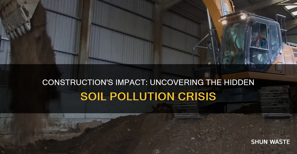 how construction causes soil pollution