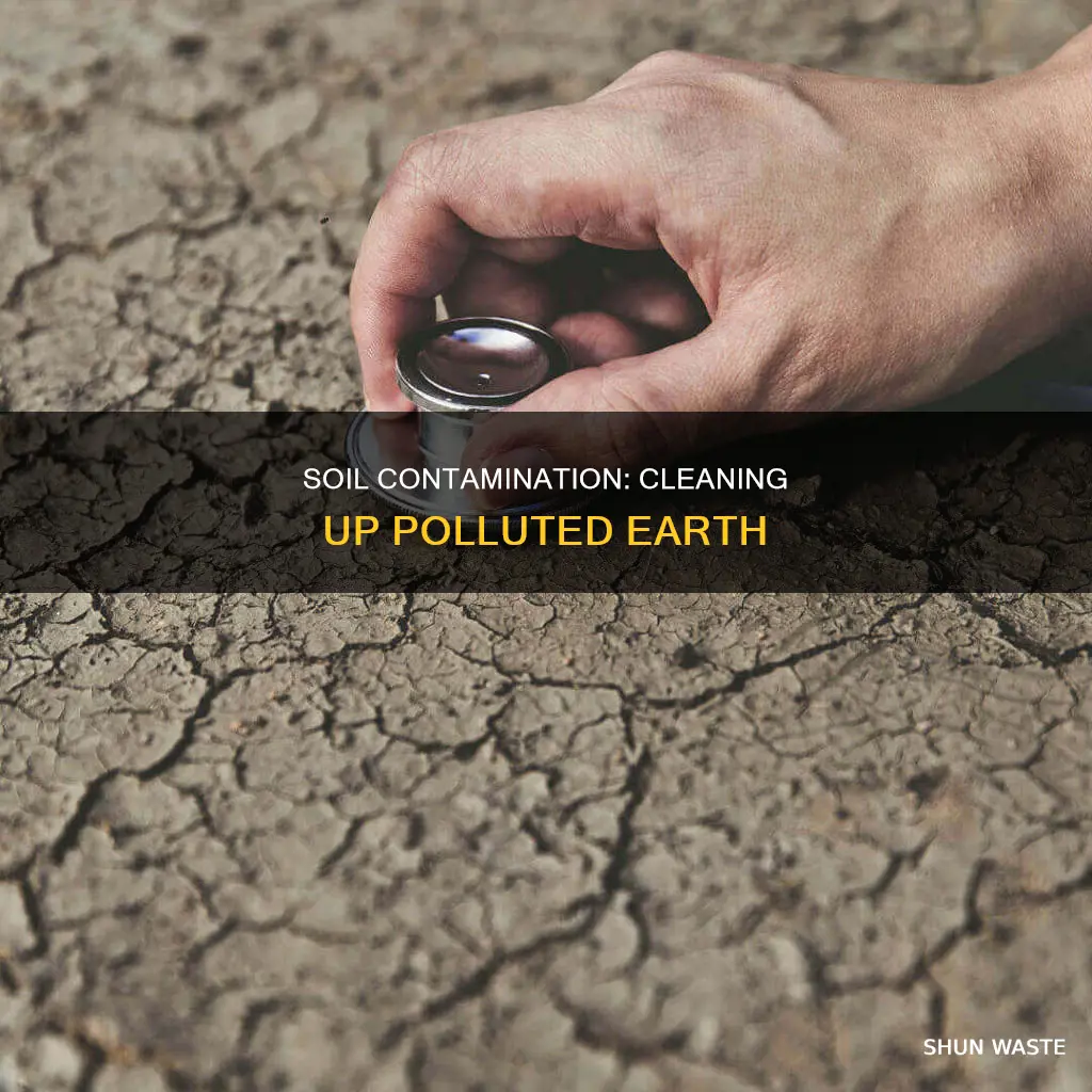 how contaminated soil takes place cleanup of polluted soil