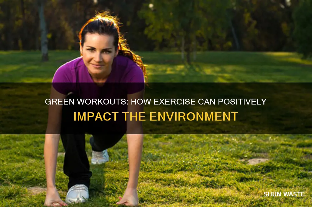 how could you exerciseing help the environment