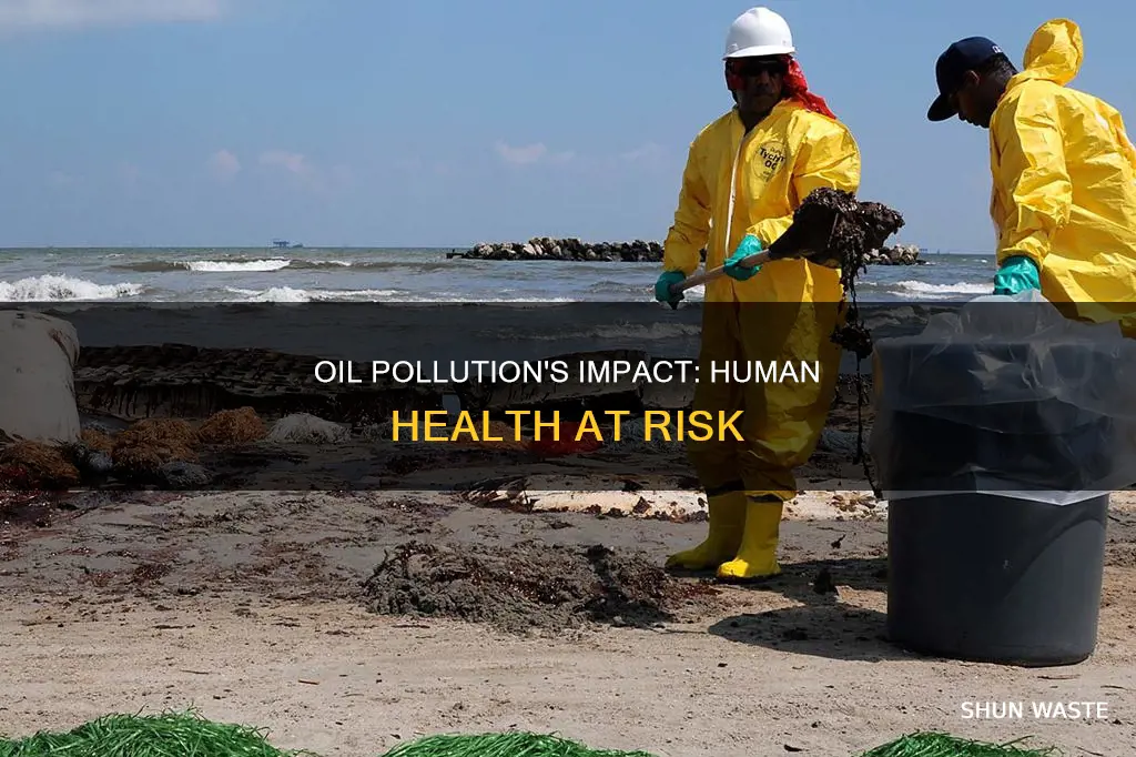 how deos oil pollution affect humans