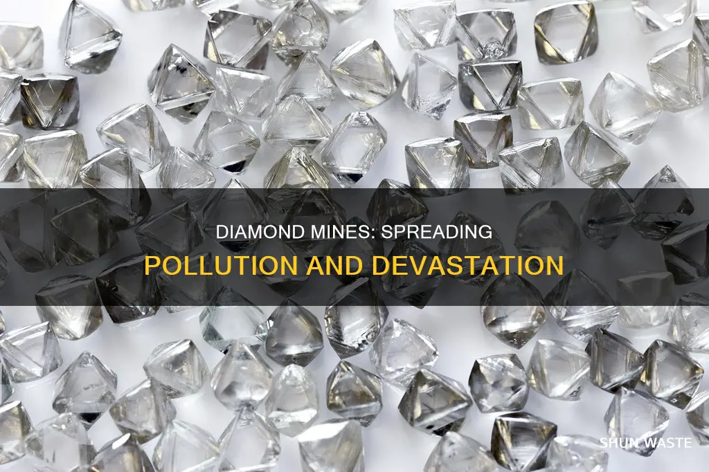 how diamond mine pollution is spread
