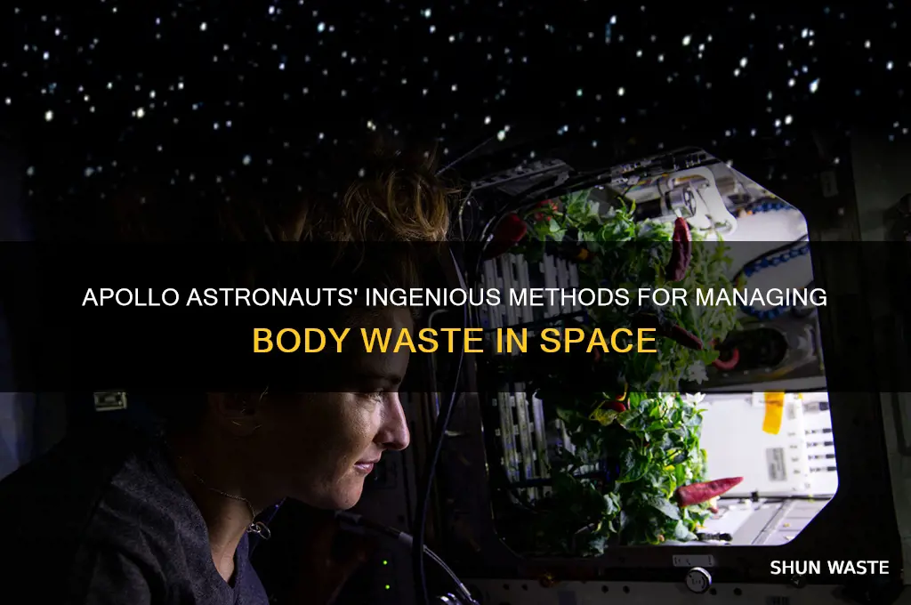 how did apollo astronauts eliminate body waste