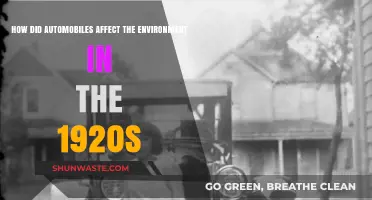 Automobiles' Environmental Impact: Transforming the 1920s Landscape and Climate