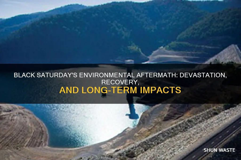 how did black saturday impact the environment