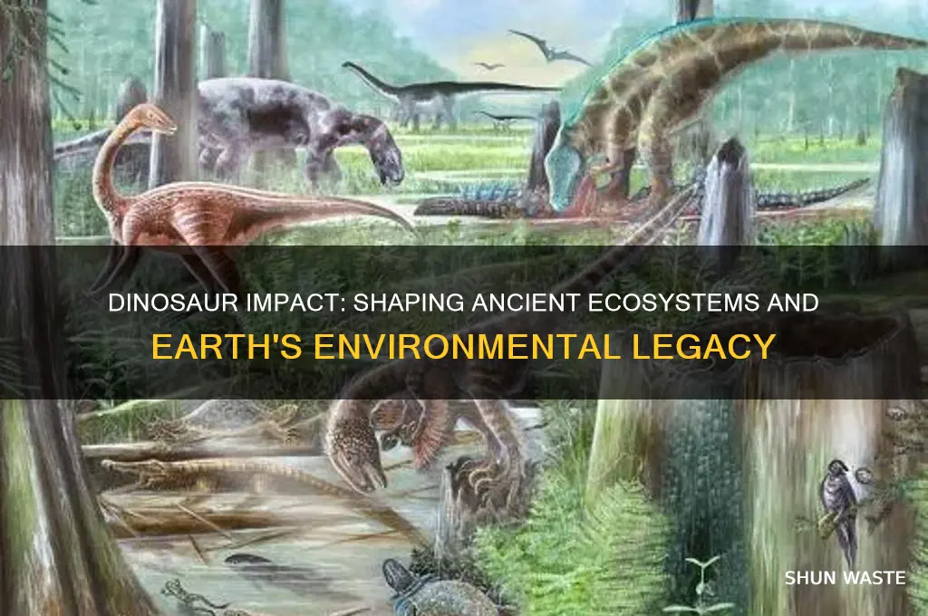 how did dinosaurs affect the environment