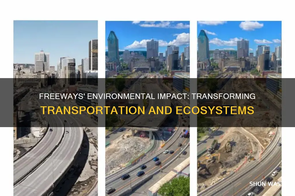 how did freeways impact the environment and transportation