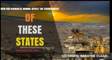 Hydraulic Mining's Environmental Impact on California and Neighboring States