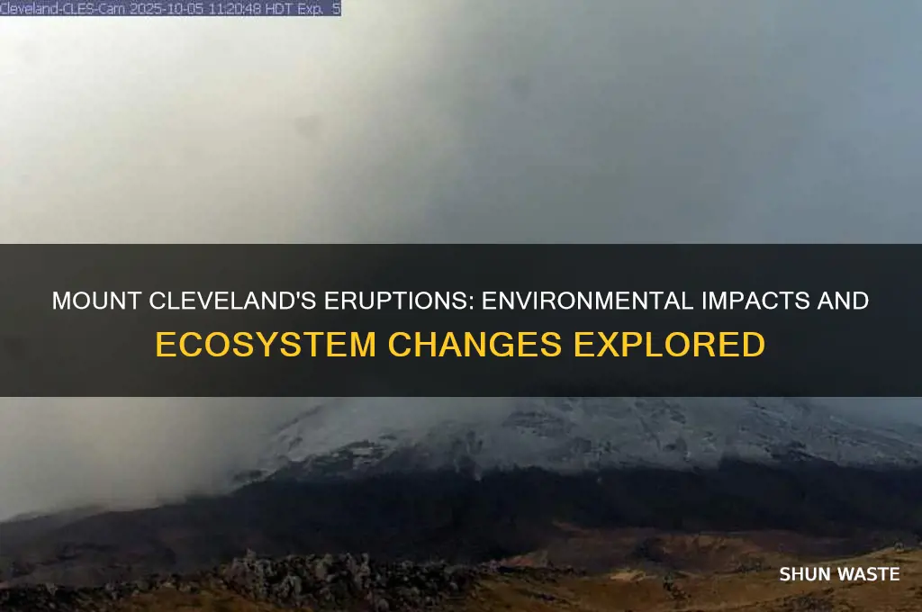 how did mount cleveland affect the environment