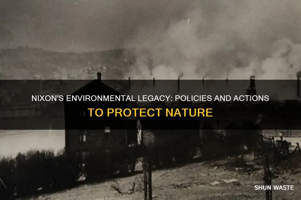 how did nixon work to protect the environment