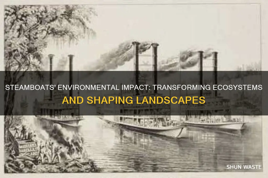 how did steamboats change the environment