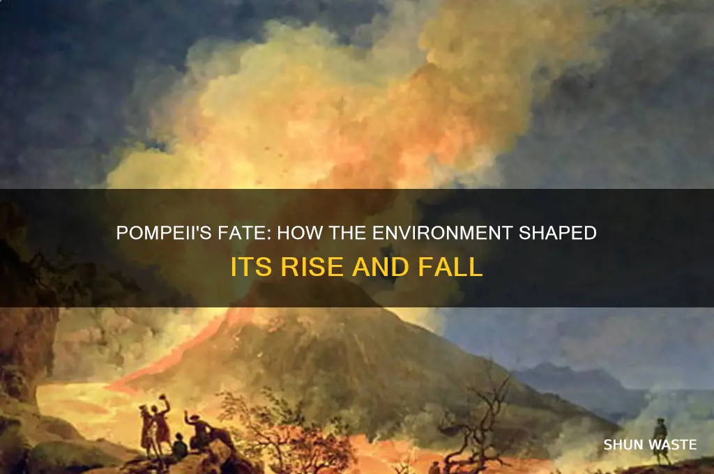 how did the environment impact the city of pompeii