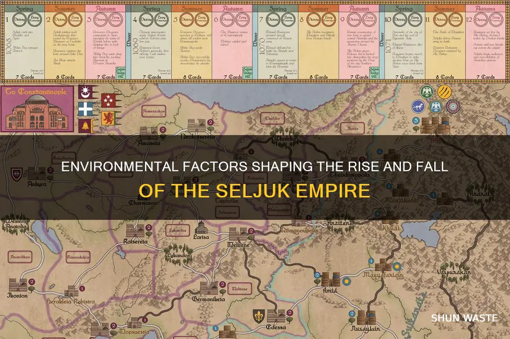 how did the environment impact the seljuk empire