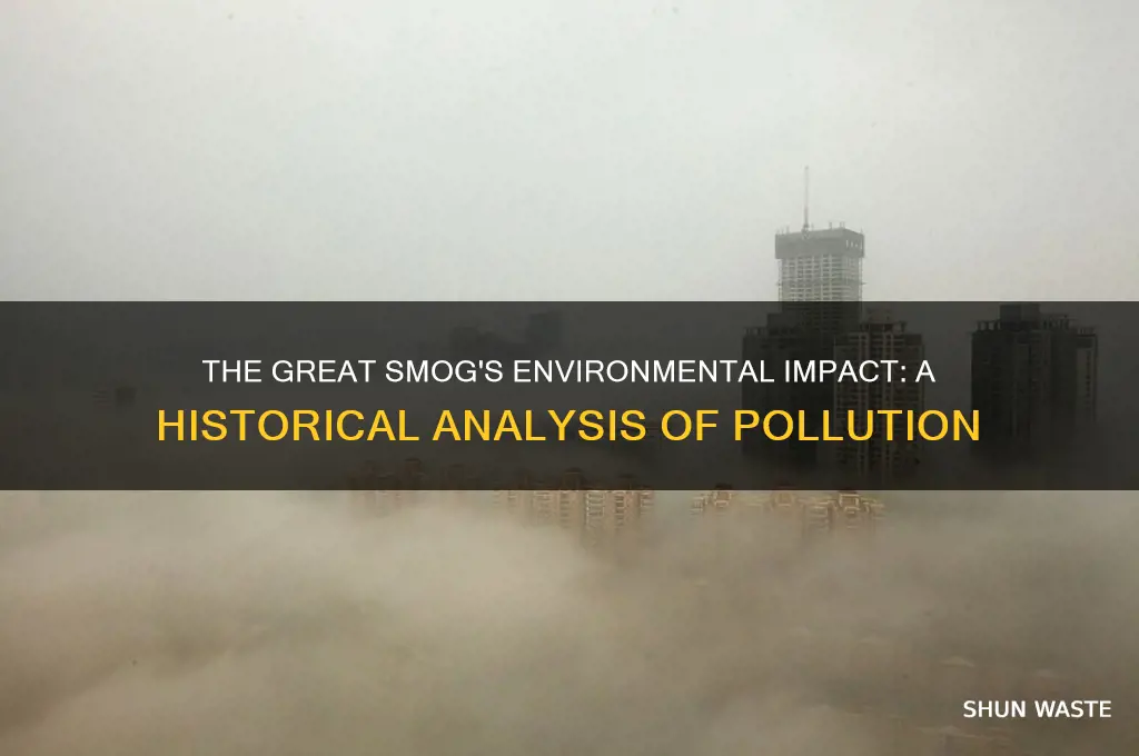 how did the great smog affect the environment