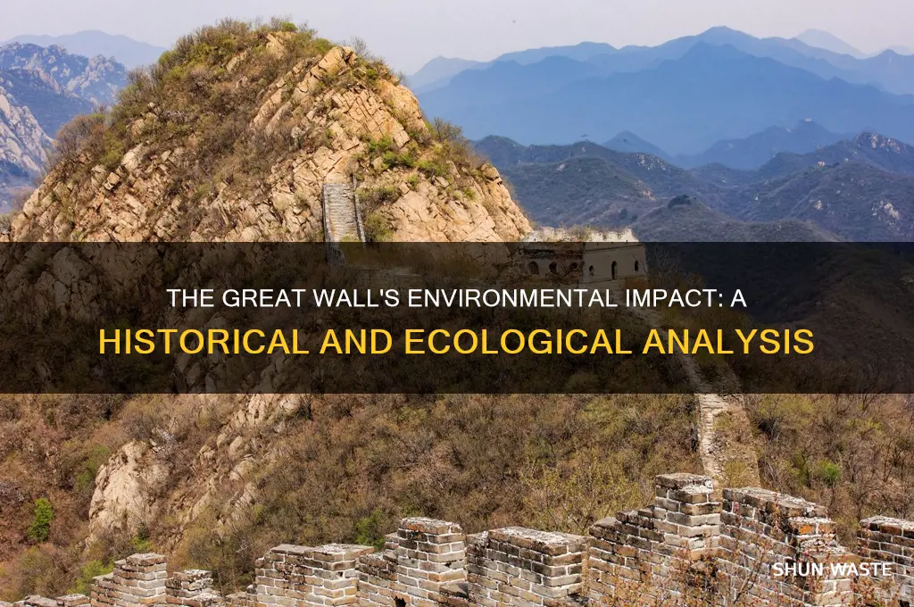 how did the great wall of china affect the environment