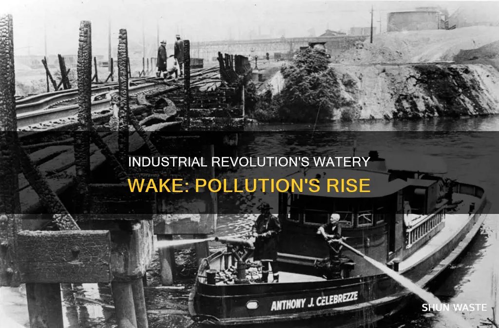 how did the industrial revolution affect water pollution