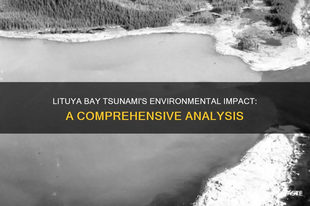 how did the lituya bay tsunami affect the environment