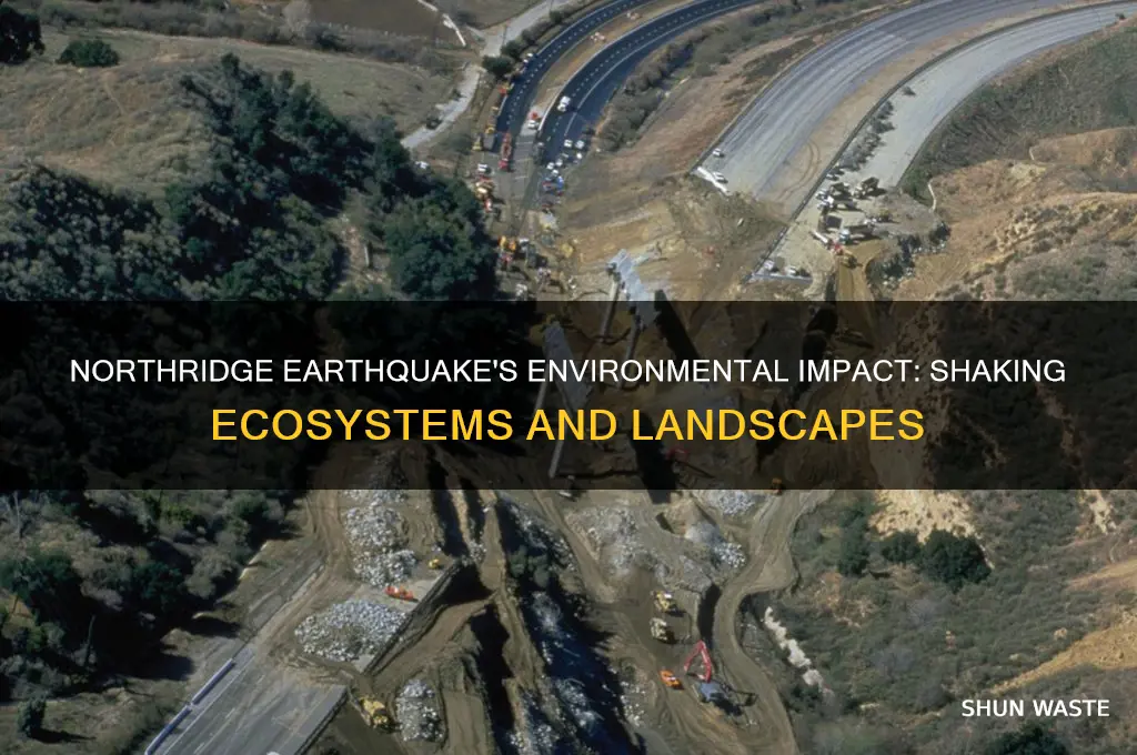 how did the northridge earthquake affect the environment