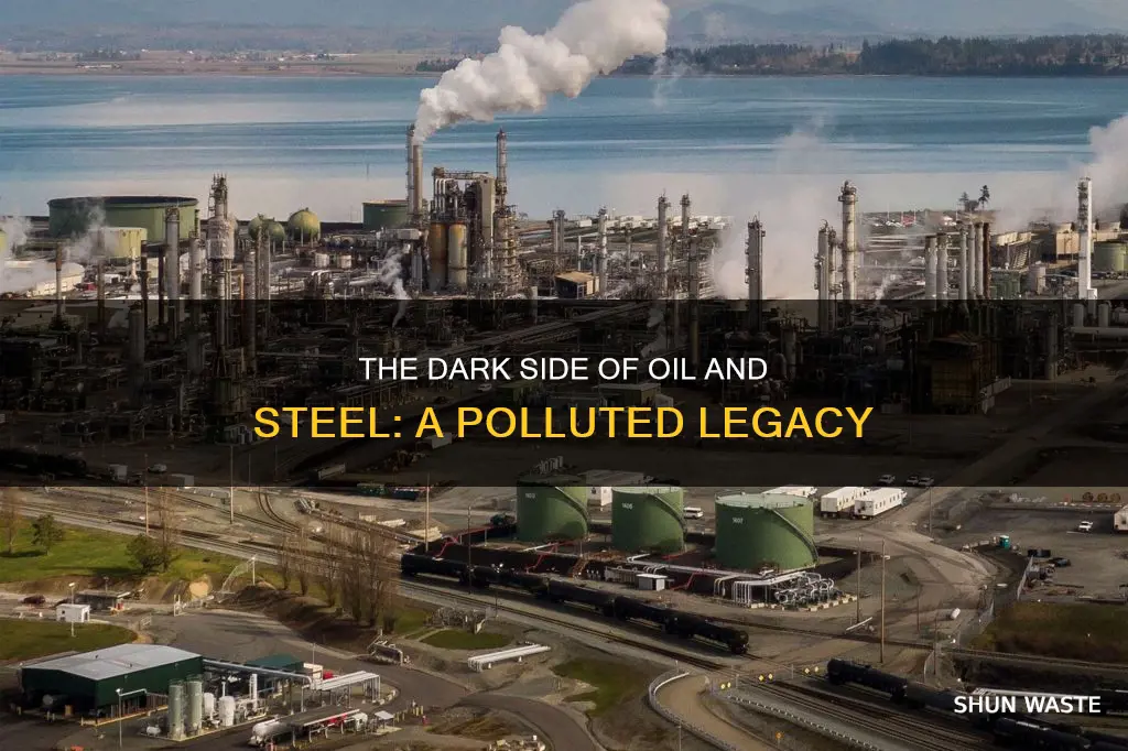 how did the oil and steel industries cause pollution