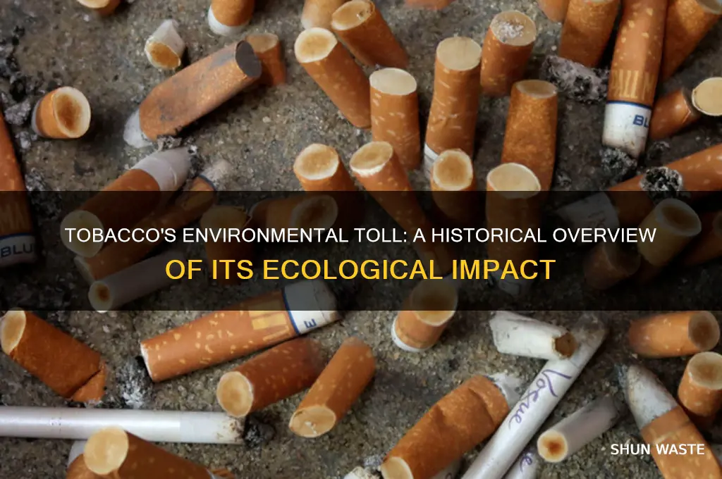 how did the spread of tobacco impact the environment