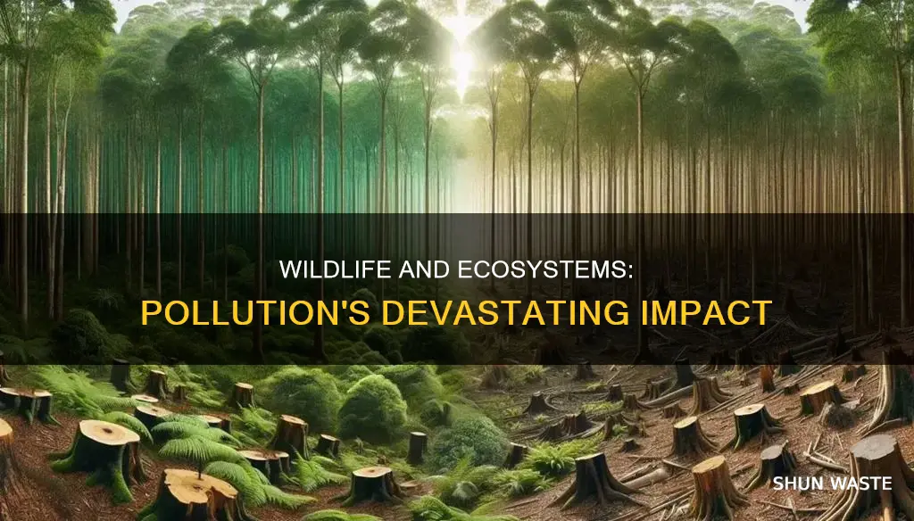 how did this pollution affect park wildlife and ecosystems