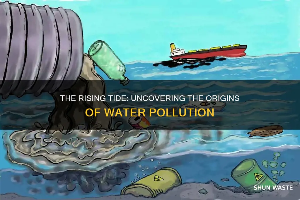 how did water pollution became a problem