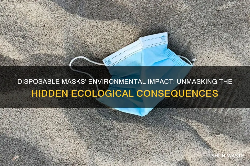 how disposable masks affect the environment