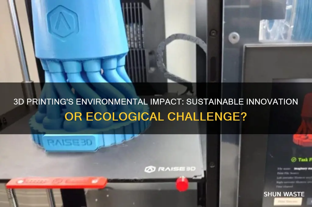 how do 3d printers affect the environment