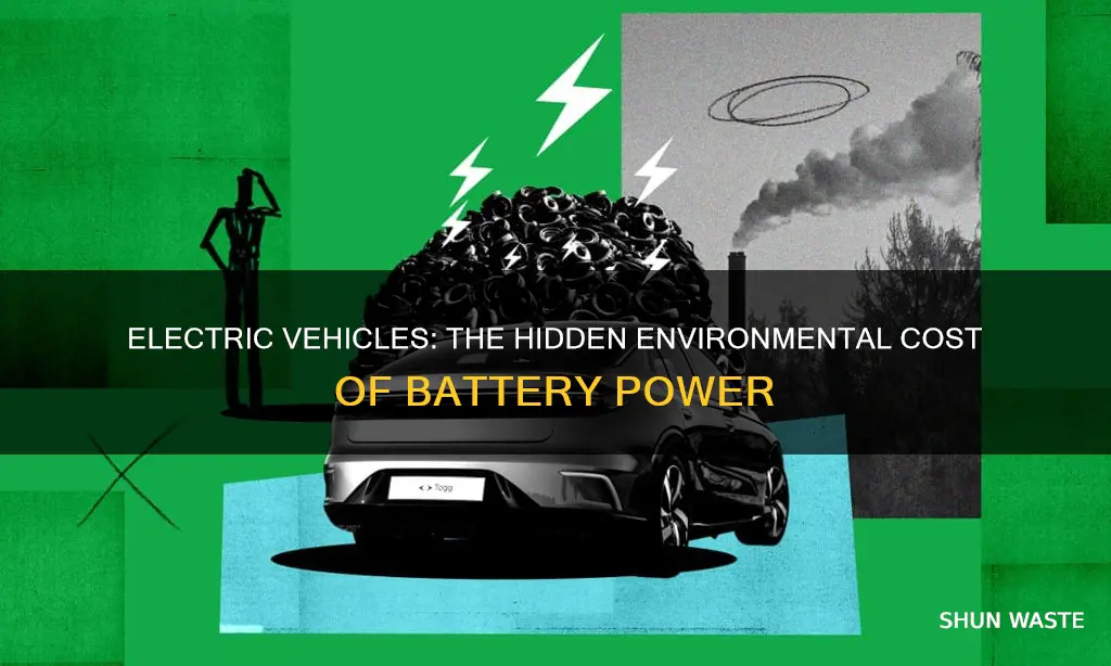 how do battery powered cars cause pollution