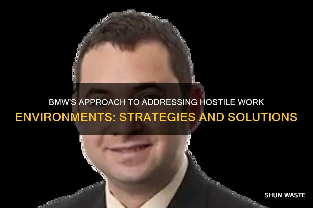 how do bmw handle hostile work environment