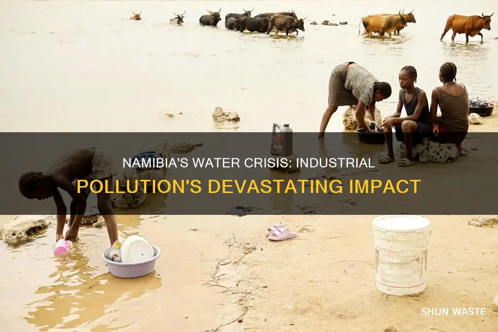 how do businesses cause water pollution in namibia