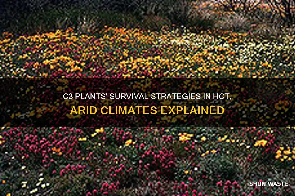 how do c3 plants work in hot and dry environments