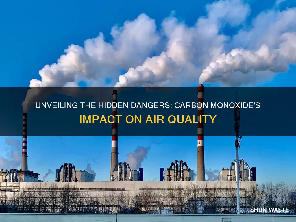 how do carbon monoxide cause air pollution