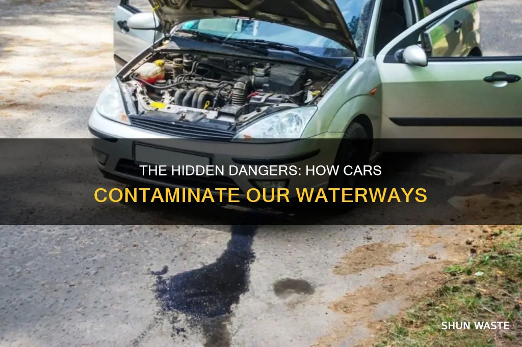 how do cars cause water pollution